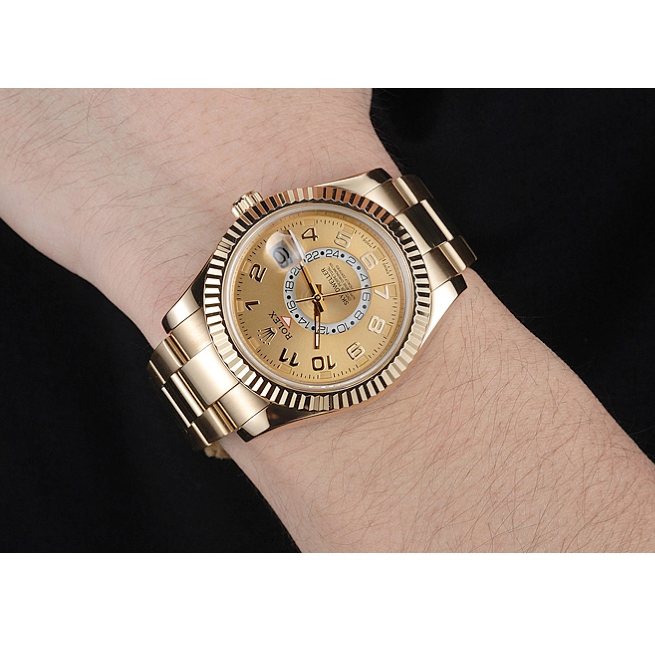 Good Copy Rolex Watches Rolex Edition 2012 Perpetual Gold Yellow Sky Special 80243 Dweller Oyster 0623